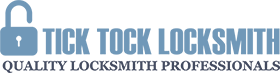 Tick Tock Locksmith Logo